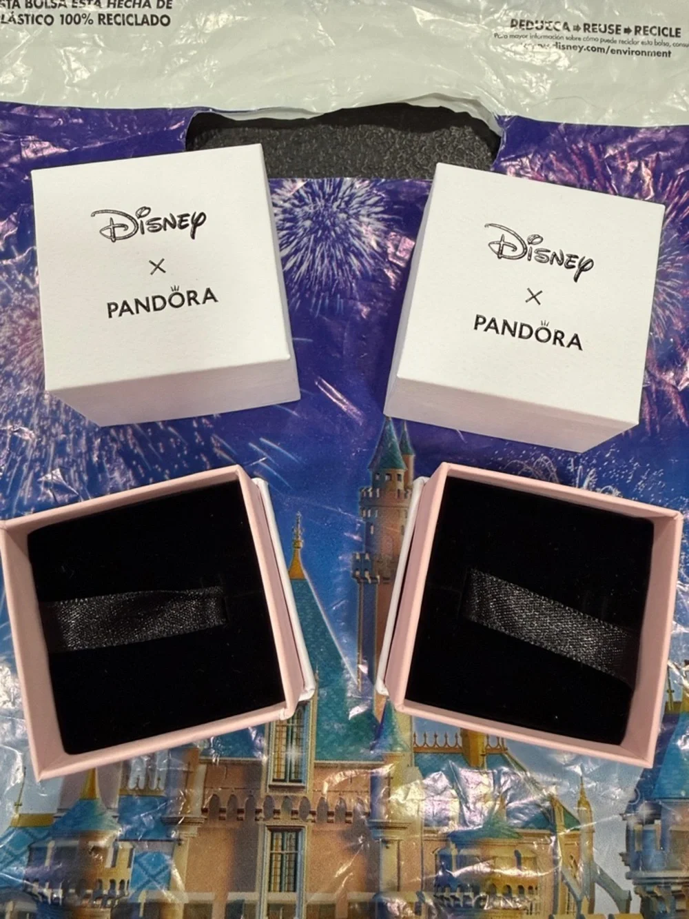 4 Disney Pandora Charm boxes